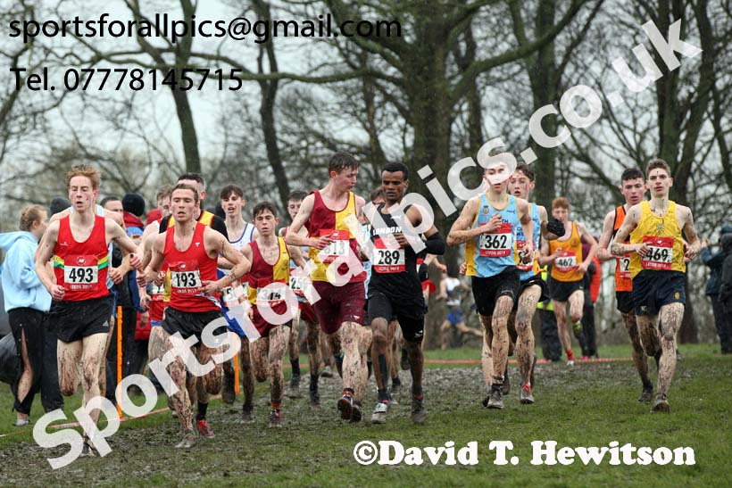 Senior boys 2019 New Balance English Schools Cross Country Champs, Temple Newsam, Leeds. Photo:  David T. Hewitson/Sports for All Pics